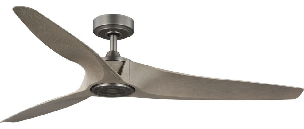 Manvel 60" 5-Blade DC Motor Transitional Ceiling Fan, Antique Nickel