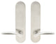 Stratus Lever, Tubular Passage, Satin Stainless Steel, 2-3/4" Backset