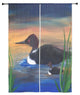 Tropical Birds Sheer Curtains, Loon Lake