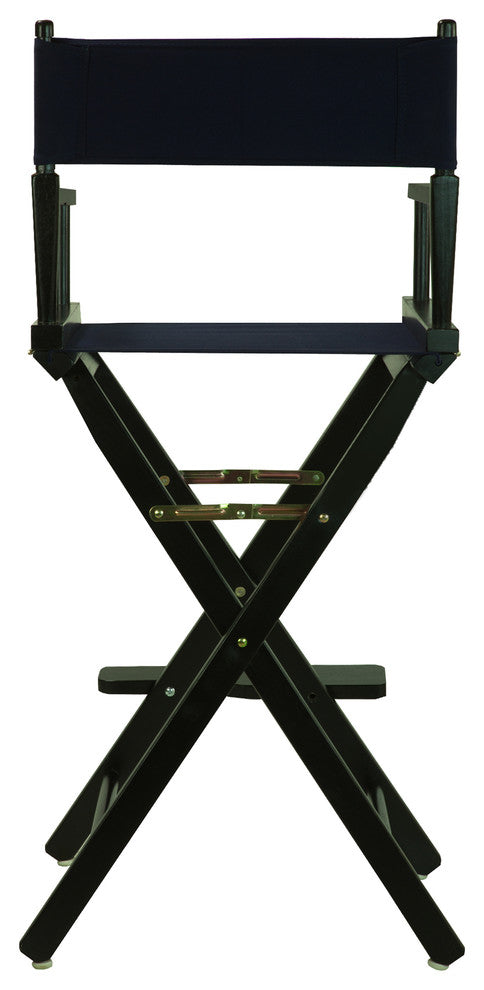 030" Director's Chair Black Frame-Navy Blue Canvas