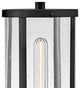 Lark Alfie Medium Post Mount Lantern, Black