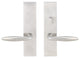 Summer Lever, Tubular Passage With Privacy Bolt, RH, Satin Stainless Steel