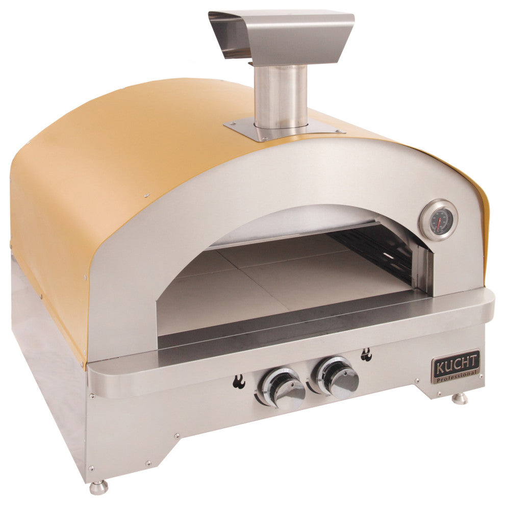 Outdoor Portable Propane Gas Pizza Oven, Yellow