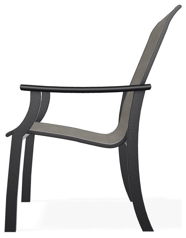 St. Catherine Sling Outdoor Armchair, Storm/Black
