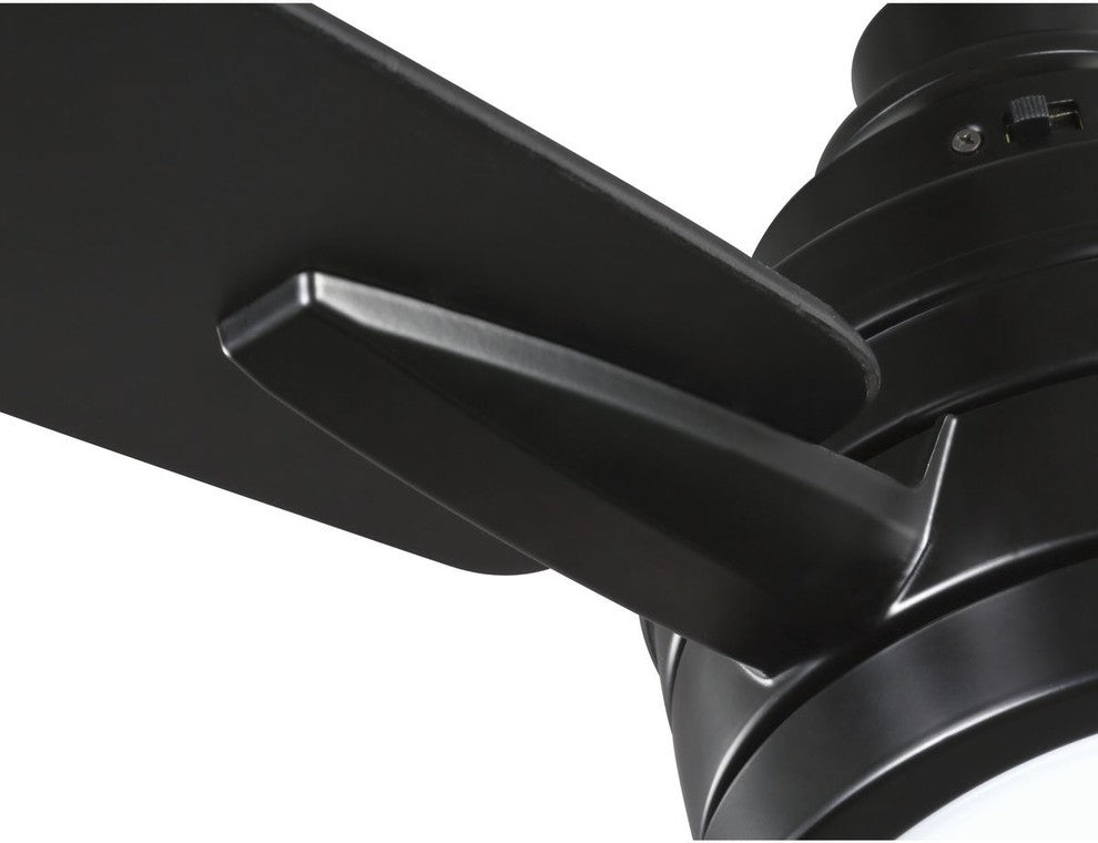 Gaze Collection 60" LED 3-Blade Ceiling Fan, Black