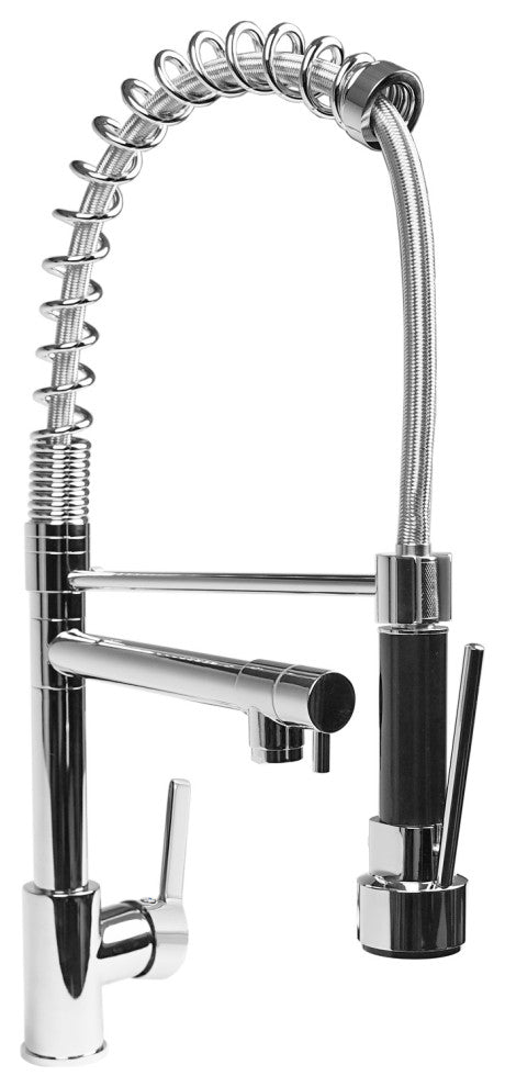 Cosmo Single-Handle Pull-Out Sprayer Kitchen Faucet With Ceramic Disc Cartridge