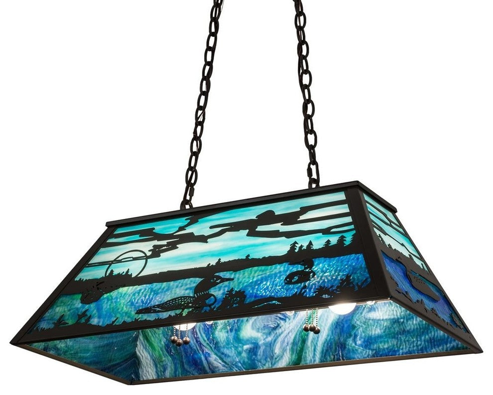 33 Long Loon Oblong Pendant