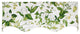 Whitfield 50" x 15" Lined Duchess Filler Valance, Clover