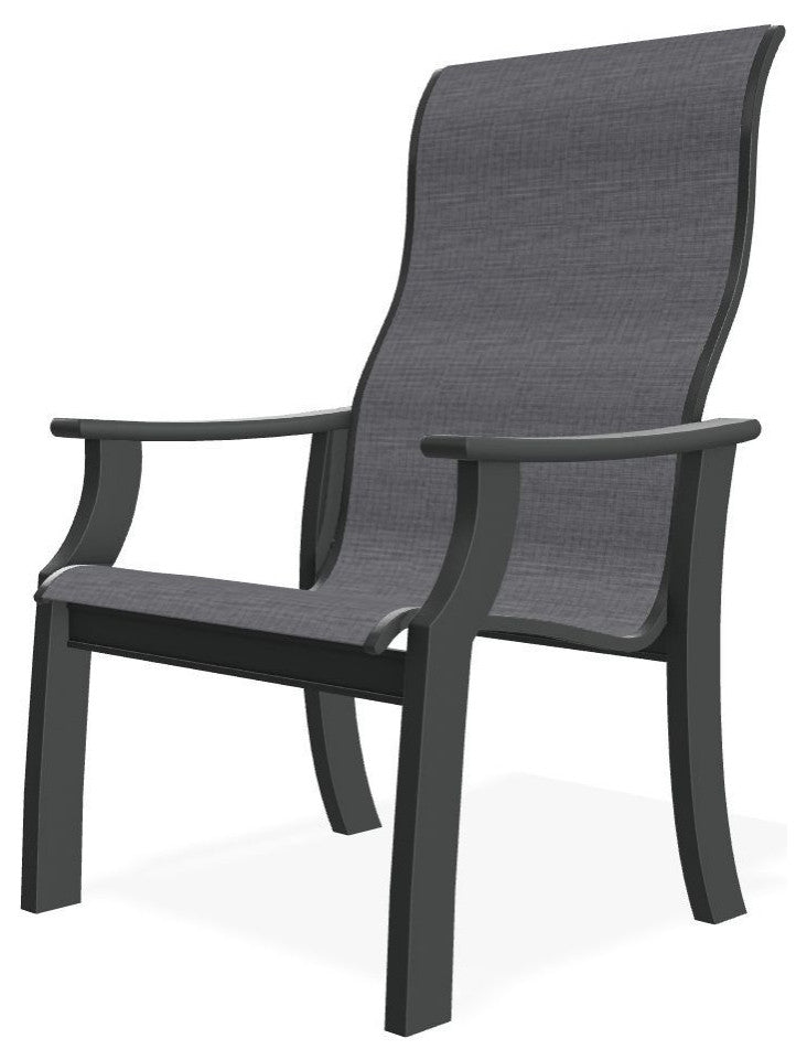 St. Catherine Sling Outdoor Armchair, Augustine Pewter/Graphite