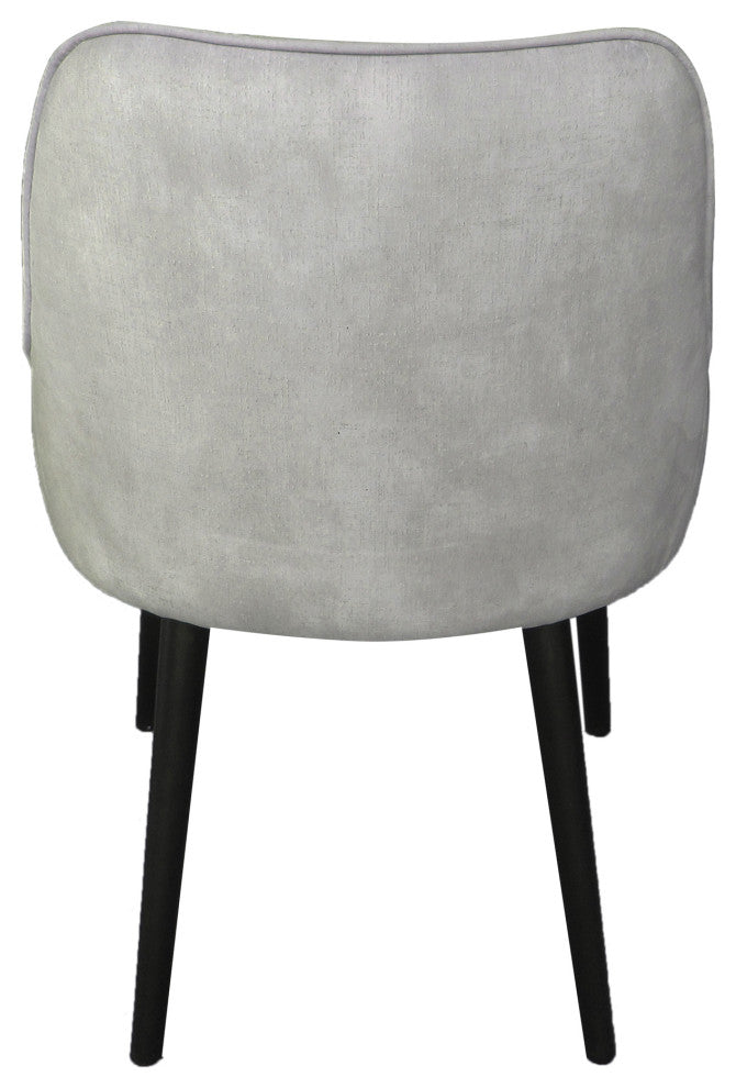 Contemporary Harmony Dining Chair White Smoke - M2 - White