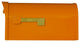 Mid Modern Dylan Curbside Mailbox, Orange