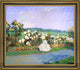 Frederick Childe Hassam SummertimeFramed Premium Canvas Print, 16"x20"