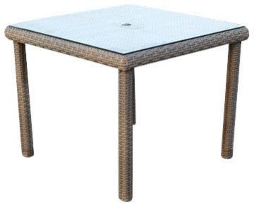 St. Tropez Square Dining Set, Aquamarine
