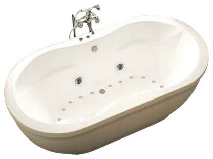 Atlantis Whirlpools Embrace 34 x 71 Oval Freestanding Air & Whirlpool Tub