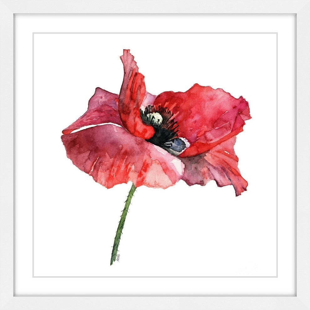"Dressed In Red" Framed Print by Rachel Byler