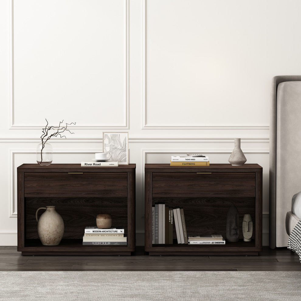 Manhattan Comfort Evelyn 32" Nightstand 2.0, Set of 2