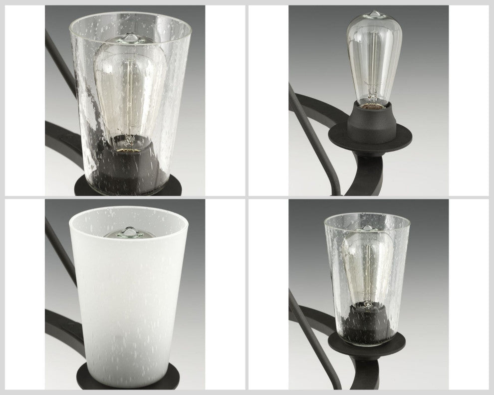 Debut 9-Light Chandelier, Graphite