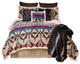 Carstens Blue River Southwestern 3-Piece Sherpa Fleece Bedding Set, Queen