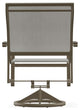 Bazza Sling Outdoor Swivel Rocker, Augustine Oyster/Beachwood