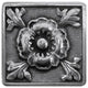 Poppy Knob Antique Brass, Brilliant Pewter