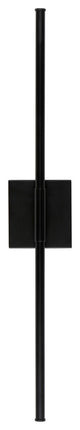 Makena 28" Dimmable Integrated Led Metal Wall Sconce, Black