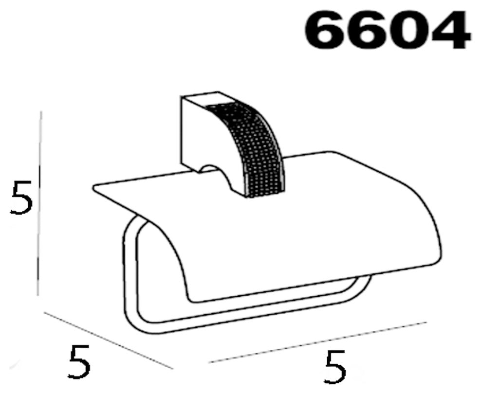 Cecilia Luxury Gold Swarovski Crystals Toilet Paper Holder, Limited Edition