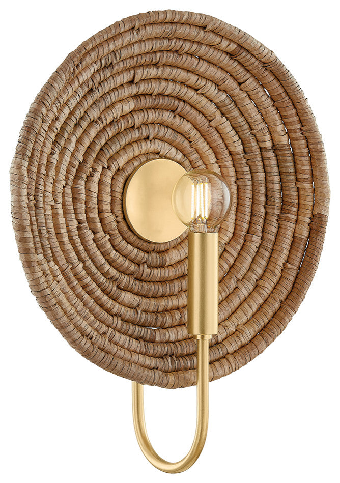 Mitzi Ashby Wall Sconce Aged Brass
