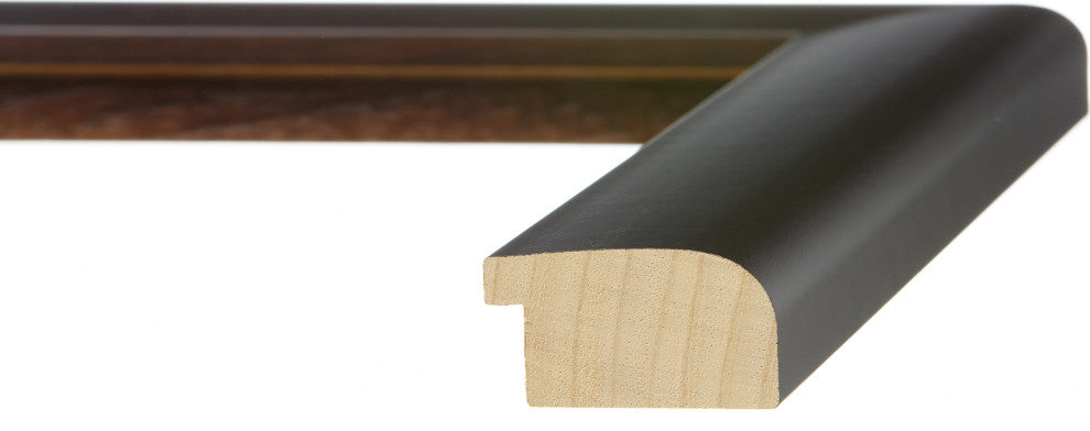 Belvinder Brown Picture Frame, 2", Easle Back, Contemporary, 4 x 6