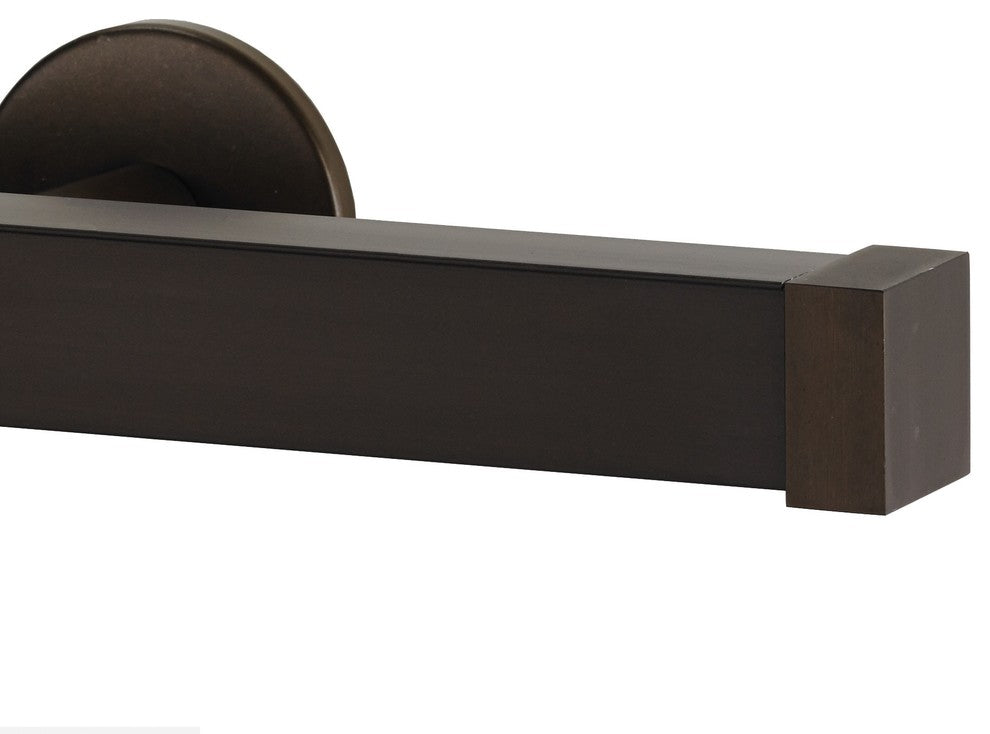 Nexgen Non-Telescoping Aluminum Traverse Rod With Endcap, Bronze, 120