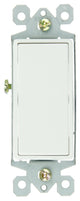 Sunlite E511 3 Way Grounded Rocker Switch, White