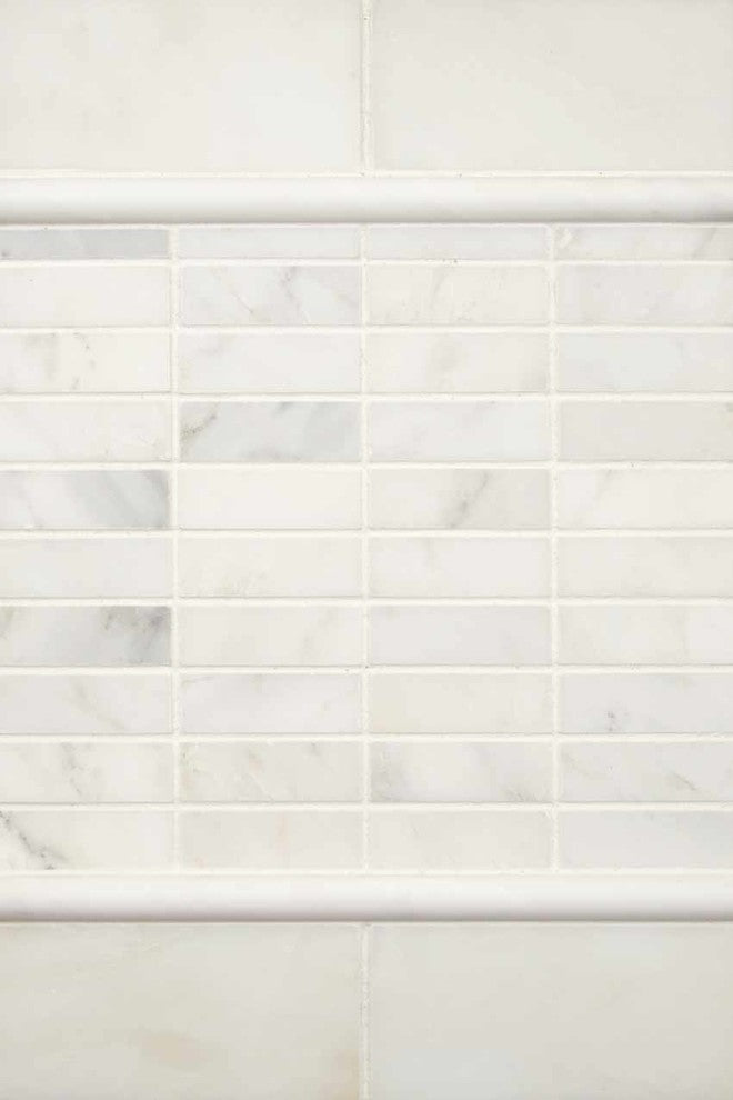 Carrara White Pencil Polished