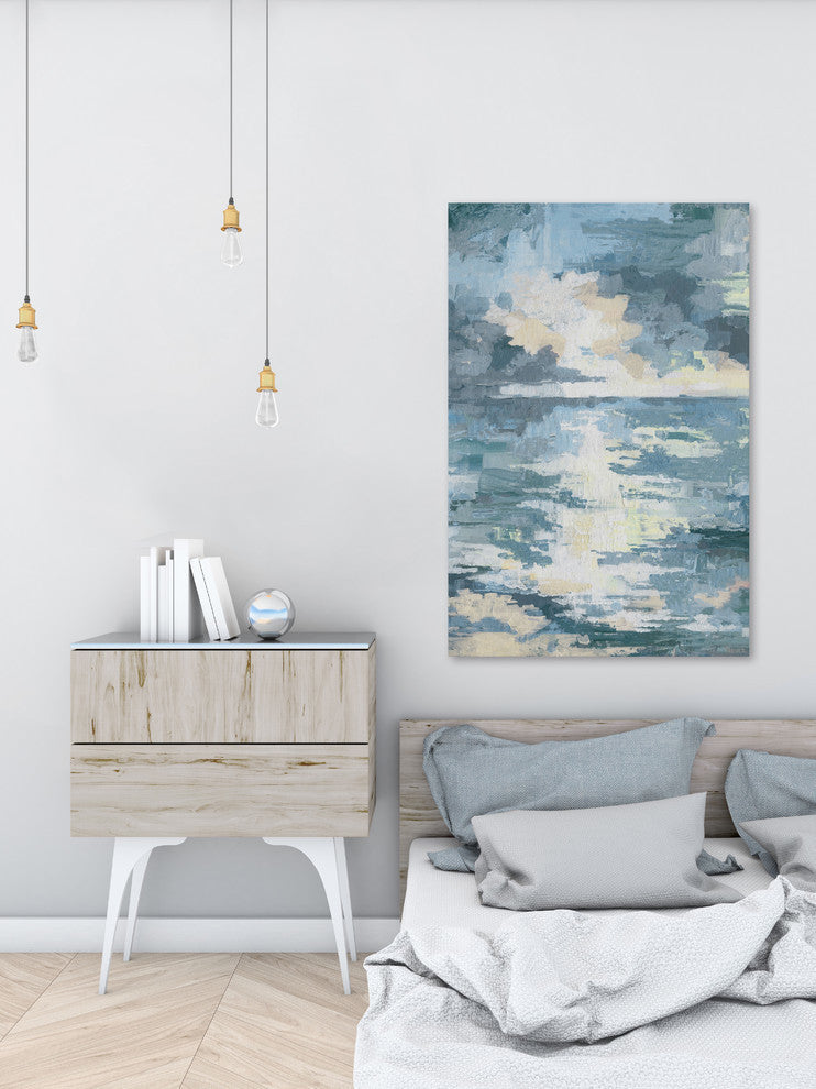 "Tainted Sunset" Painting Print on Wrapped Canvas, 40"x60"