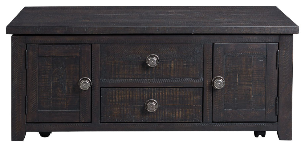 Picket House Furnishings Kahlil 2-Drawer Coffee Table With Lift Top