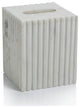 Calabria Fluted Marble Tissue Box Cover