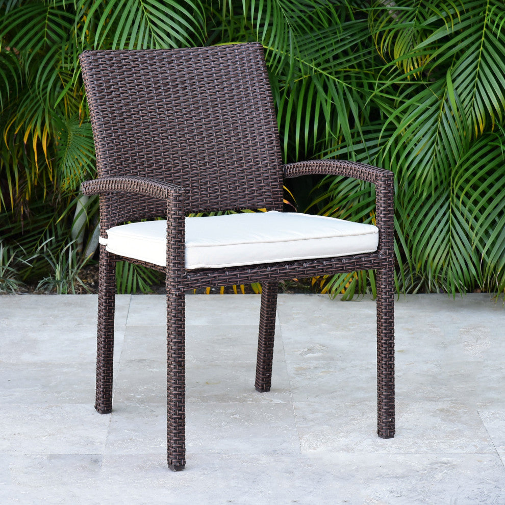 Liberty 4-Piece Patio Armchair Set | High Quality Wicker | Ideal for Outdoors