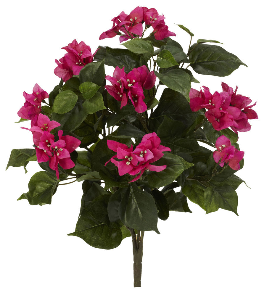 20" Bougainvillea Artificial Plant, Set of 3