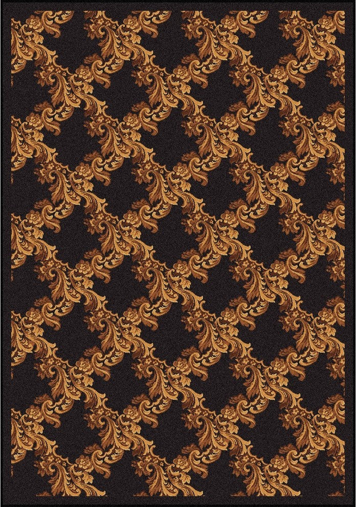 Any Day Matinee Rug, Corinth, Brown, 5'4"x7'8"