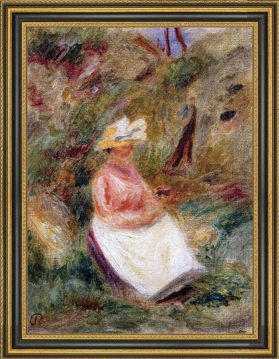 Pierre Auguste Renoir Young Girl Woods