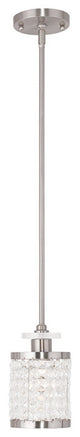 Grammercy Mini Pendant, Brushed Nickel