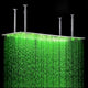 Sandino Thermostatic Ceiling Mount Rain Fall LED Shower Set