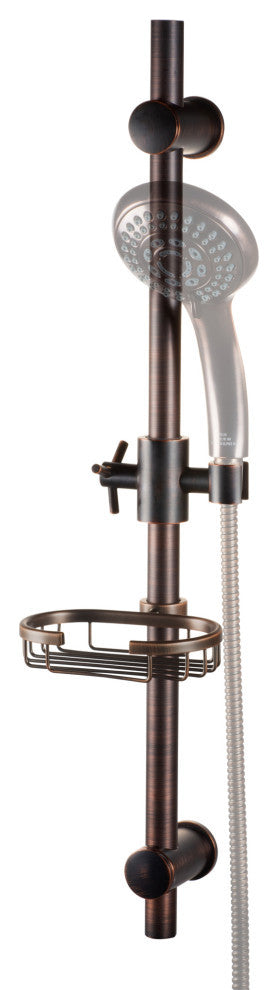 Adjustable Slide Bar Shower Accessory, Oil Rubbed Bronze