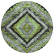 Machine Washable Indoor/Outdoor Chantille ACN1890 Aloe 8' x 8' Round Rug