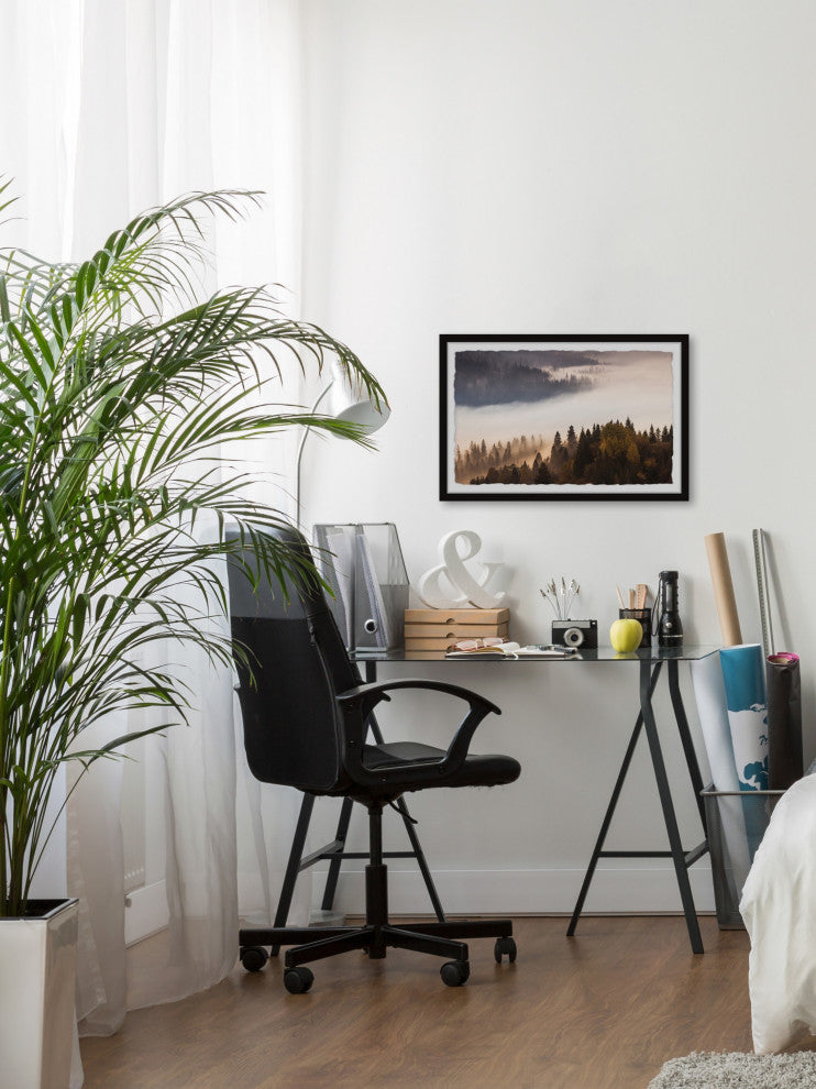 "Into the Forest" Framed Painting Print, 12x8