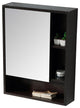 Fine Fixtures Surface Mount Bathroom Medicine Cabinet, Black.