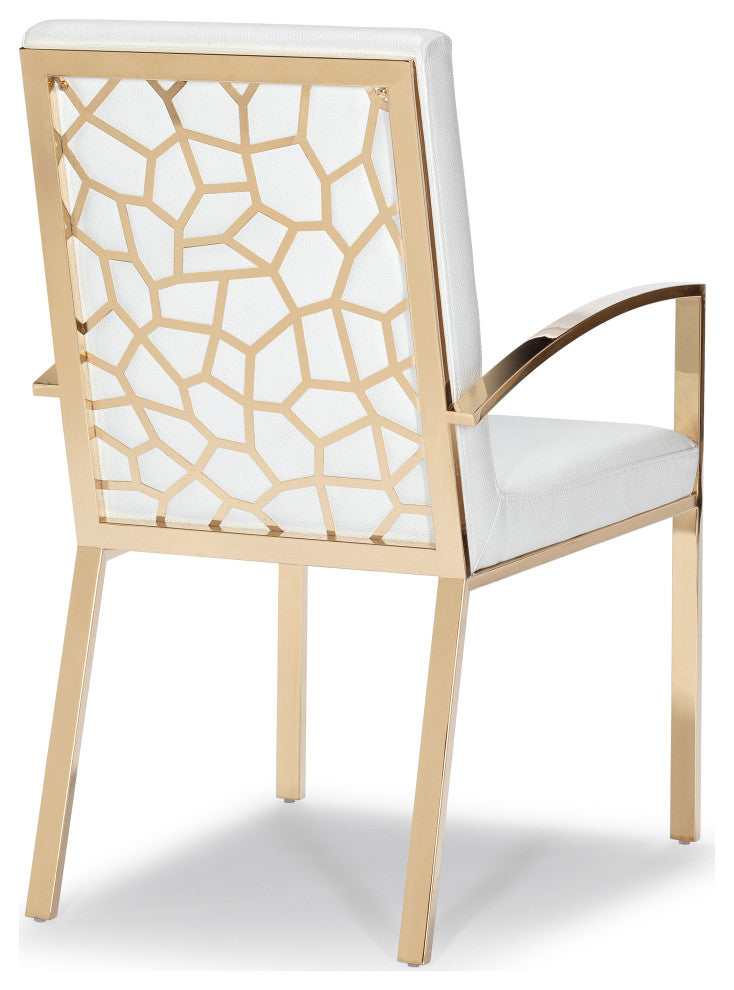 Brook Arm Chair, Gold