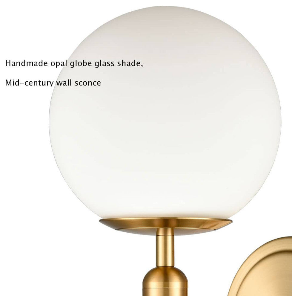 Mid Century Modern Wall Sconce, Set of 2