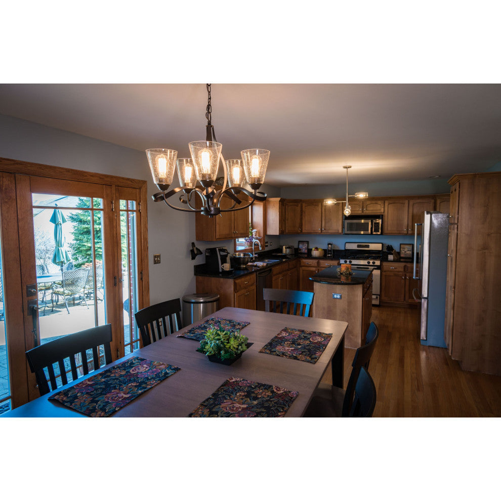 Cinta 5L Chandelier Oil Rubbed Bronze