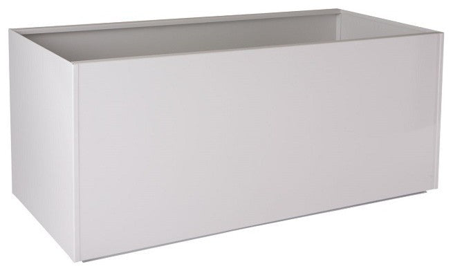 Nice Aluminum Trough, White, 20"x46"