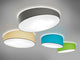 Pank Ceiling Light, Gray and White, 24"
