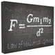 "Law of Universal Gravity" Stretched Canvas Wall Art